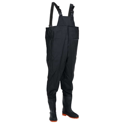 Vidaxl Waadpak mit Stiefel Größe 43 Schwarz