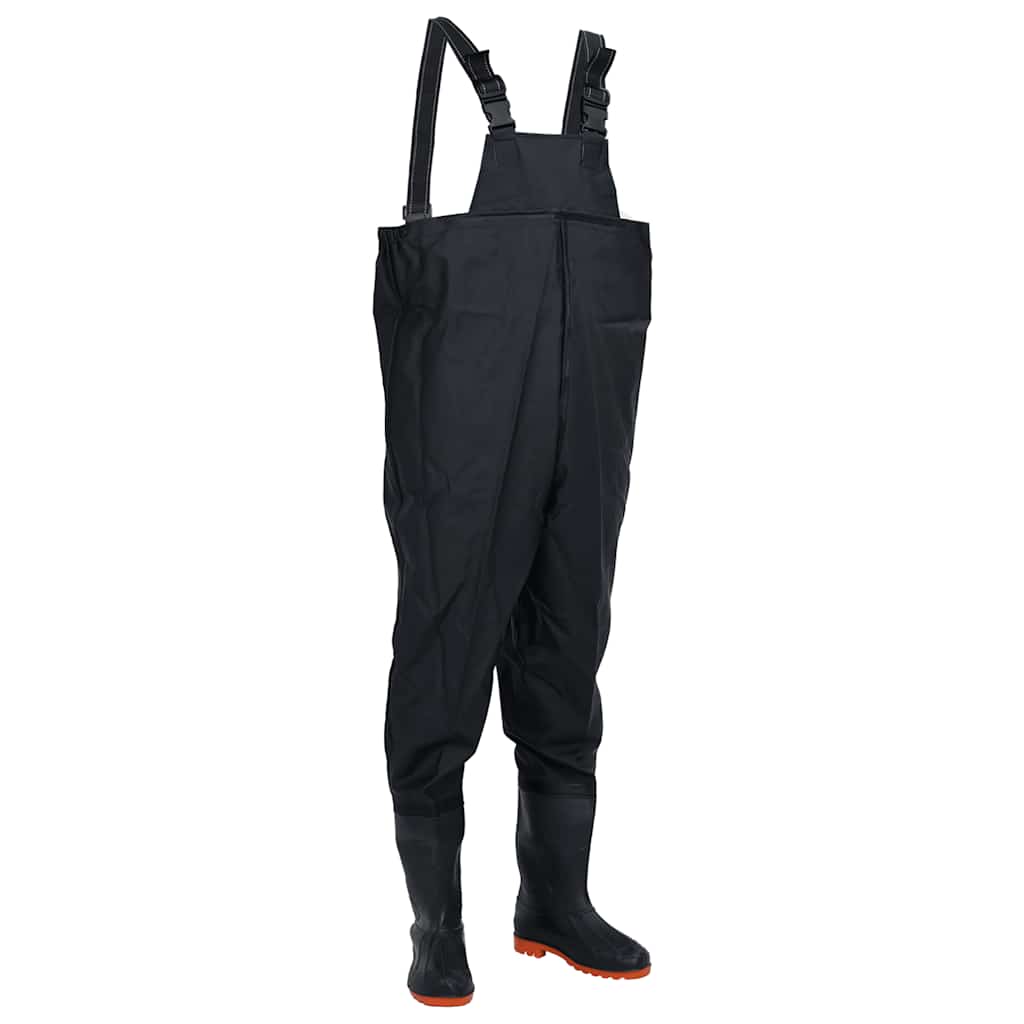 Vidaxl Waadpak mit Stiefel Größe 44 Schwarz