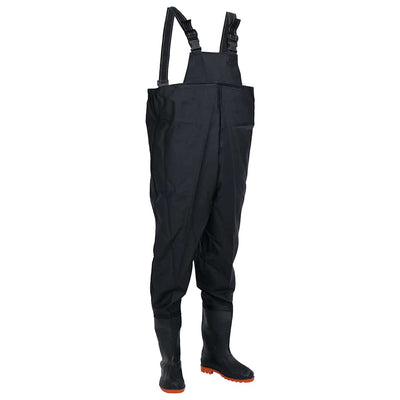 Vidaxl Waadpak mit Stiefel Größe 44 Schwarz