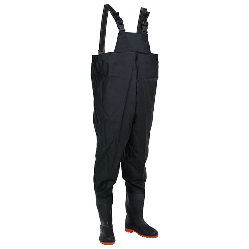 Vidaxl Waadpak mit Stiefel Größe 45 Schwarz