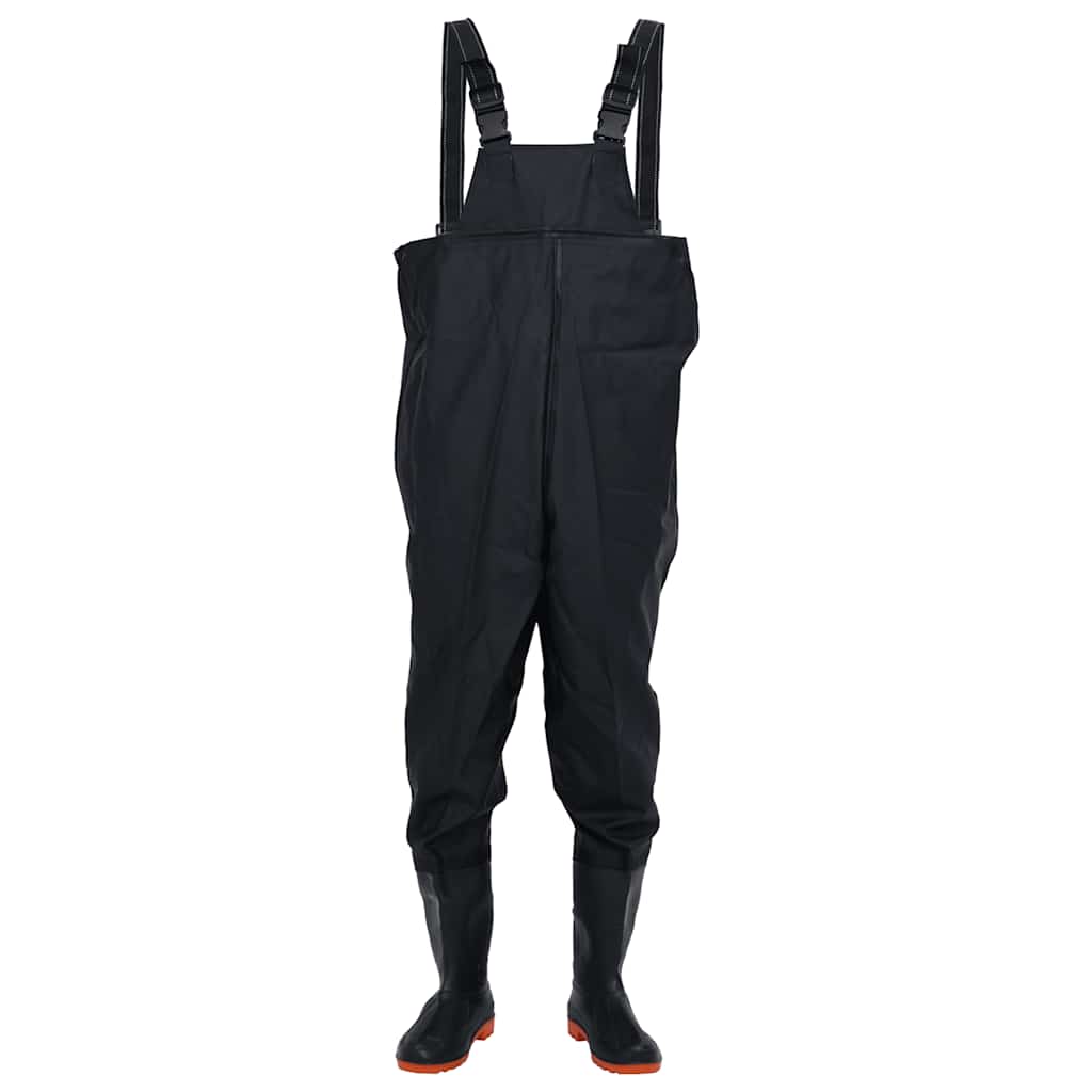 Vidaxl Waadpak mit Stiefel Größe 45 Schwarz