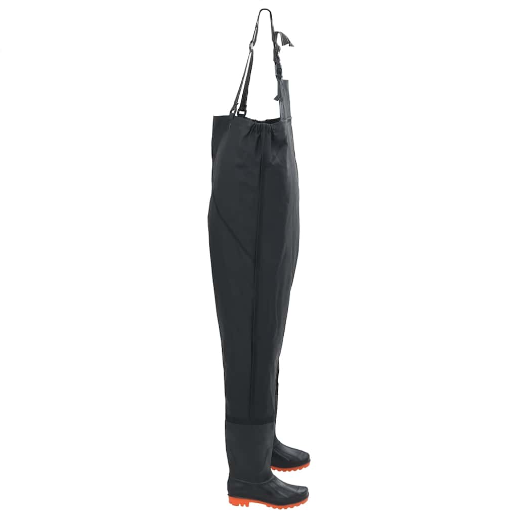 Vidaxl Waadpak mit Stiefel Größe 45 Schwarz