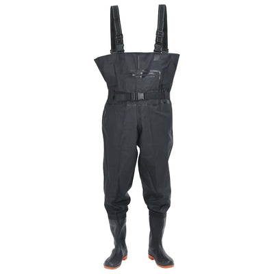 Vidaxl Waadpak mit Stiefeln und Gürtelgröße 41 Schwarz