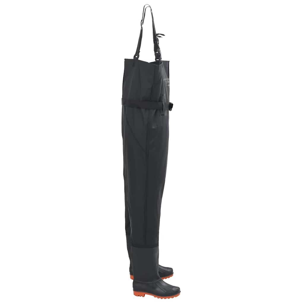 Vidaxl Waadpak mit Stiefeln und Gürtelgröße 42 Schwarz