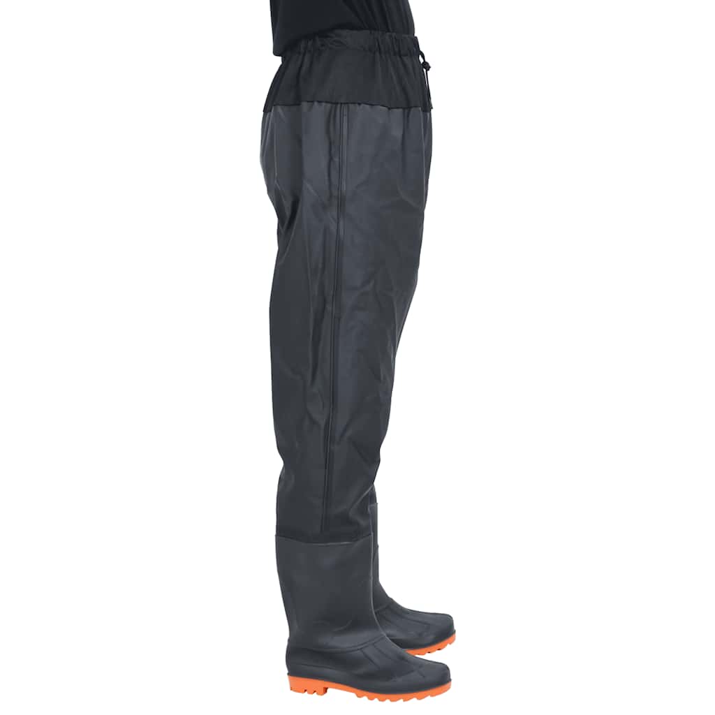Vidaxl Waadpak mit Stiefel Größe 42 Schwarz
