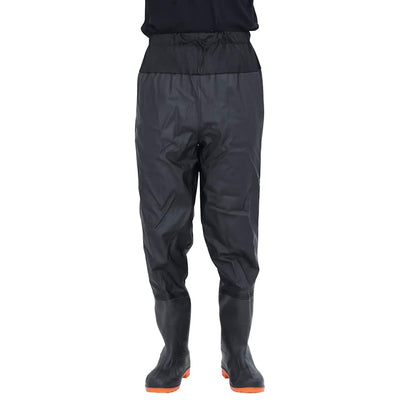 Vidaxl Waadpak mit Stiefel Größe 44 Schwarz