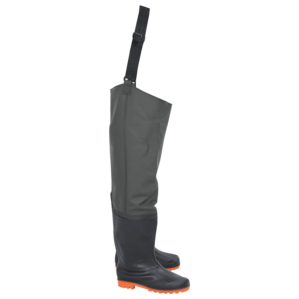 Vidaxl Fischereistiefel Größe 44 dunkelgrün