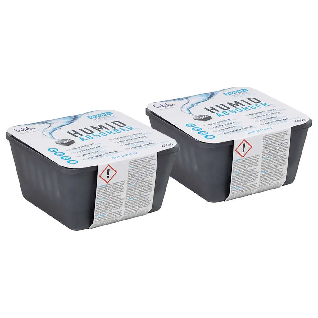 Vidaxl -Entfeuchtierer mit Navulbeuteln 2 ST 450 g