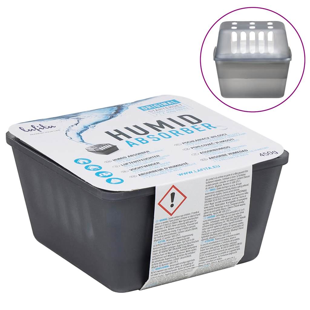 Vidaxl -Entfeuchtierer mit Navulbeuteln 4 ST 450 g