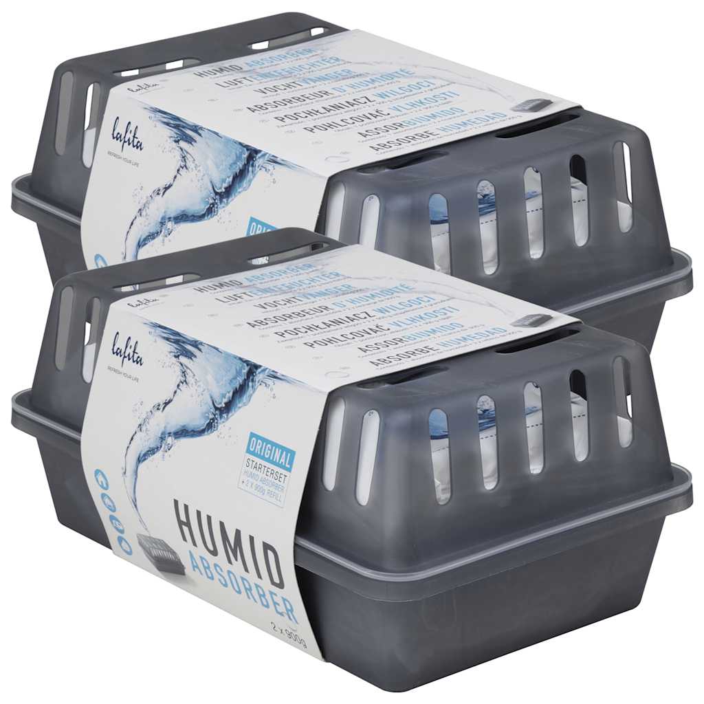 Vidaxl -Entfeuchtierer mit Navulbeuteln 2 ST 900 g