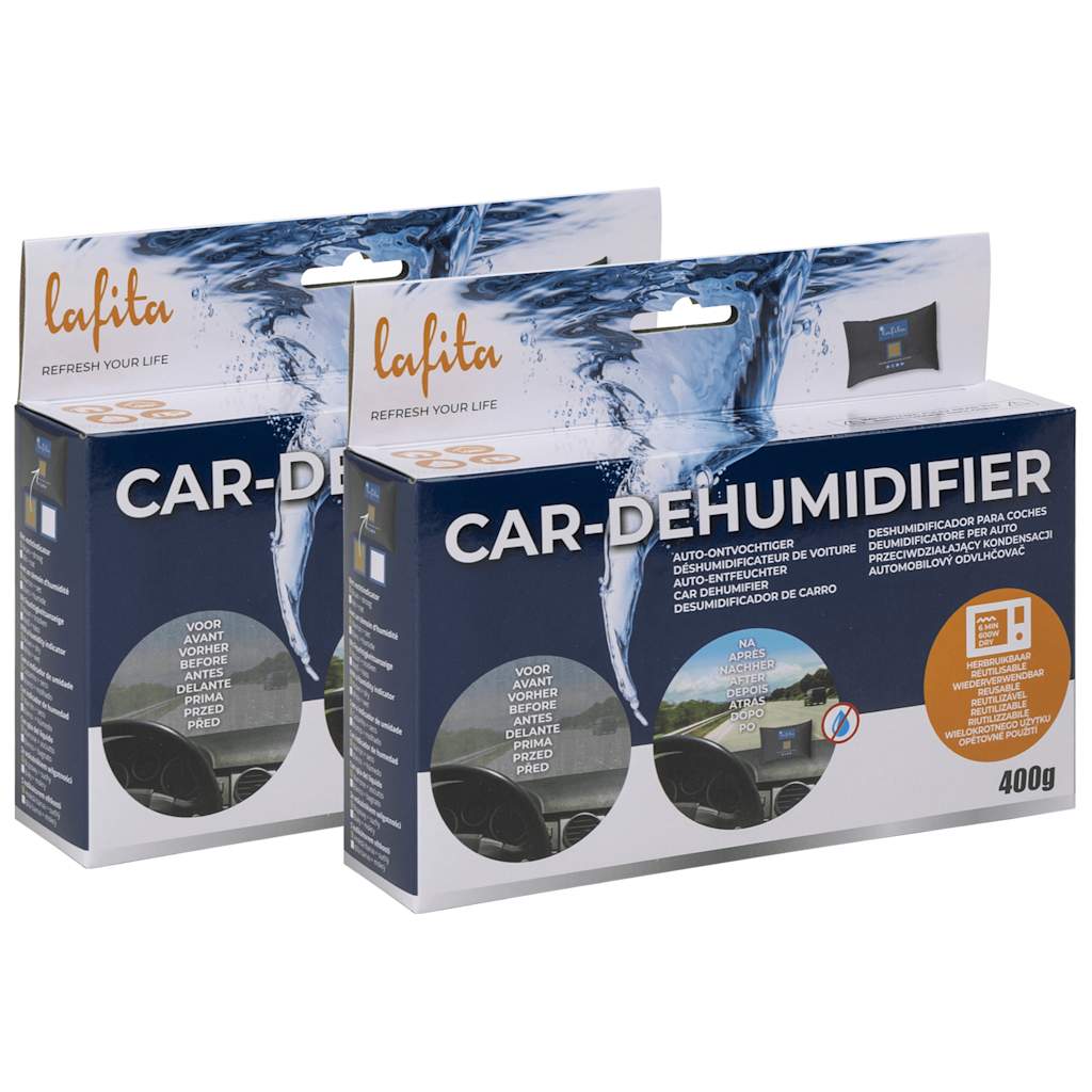 VIDAXL -Entfeuchtierer für Auto wiederverwendbar 2 PCs 400 g