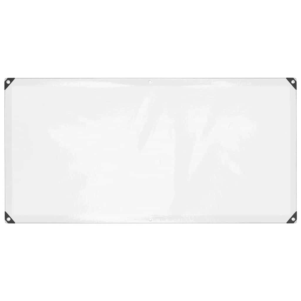 Vidaxl transparentes Planen mit Segelringen 1x2 m Polyethylen