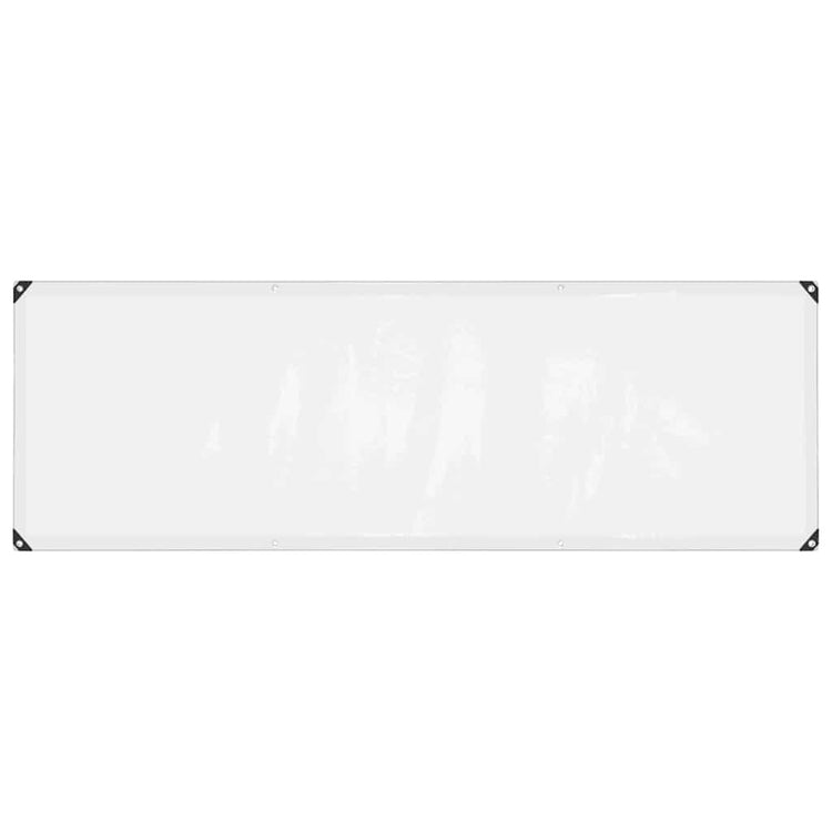 Vidaxl transparente Tarke mit Segelringen 1x3 m Polyethylen