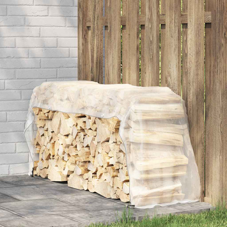 Vidaxl transparente Tarke mit Segelringen 1x3 m Polyethylen