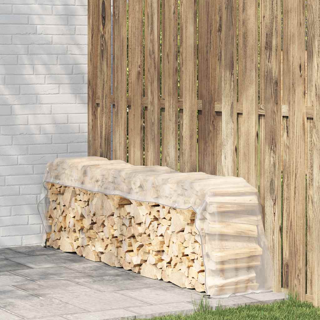 Vidaxl transparente Tarke mit Segelringen 1x5 m Polyethylen