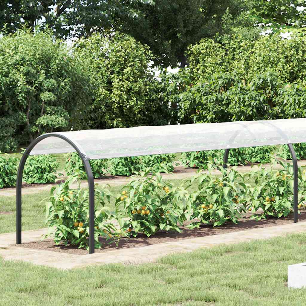 Vidaxl transparente Tarke mit Segelringen 1x10 m Polyethylen