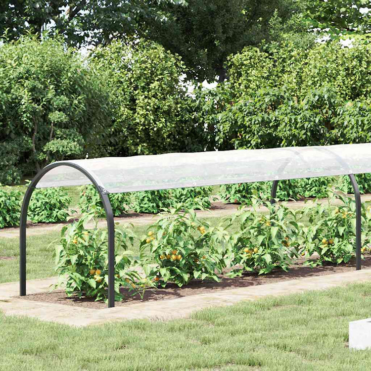 Vidaxl transparentes Tarkaulin mit Segelringen 1x12 M Polyethylen