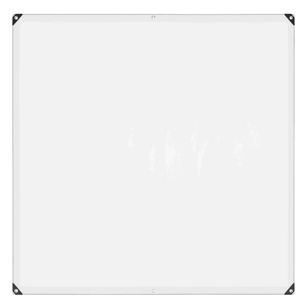 Vidaxl transparente Tarke mit Segelringen 2x2 m Polyethylen