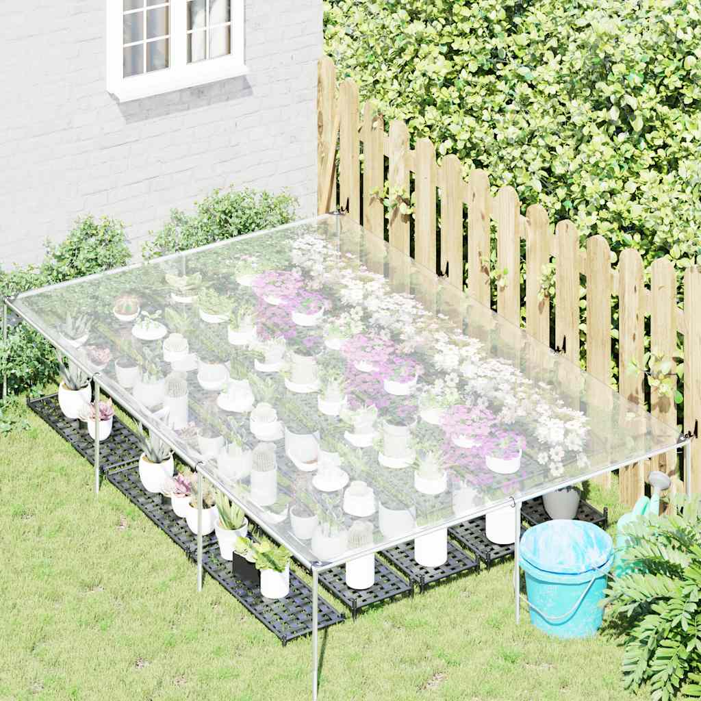 Vidaxl transparente Tarpaulin mit Segelringen 2x3 m Polyethylen