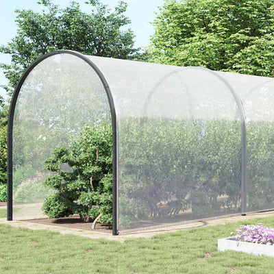 Vidaxl transparentes Tarkaulin mit Segelringen 12x12 m Polyethylen