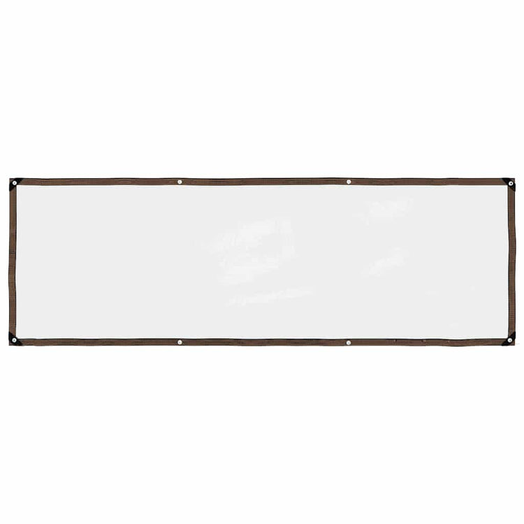 Vidaxl transparente Tarke mit Segelringen 1x3 m Polyethylen