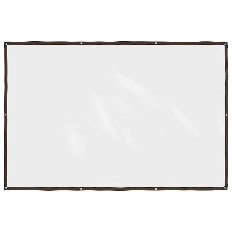 Vidaxl transparente Tarpaulin mit Segelringen 2x3 m Polyethylen