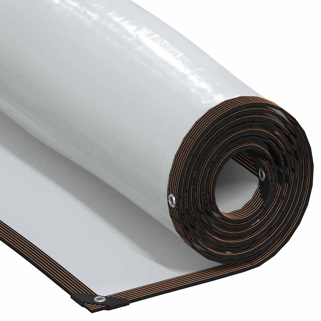 Vidaxl transparentes Planen mit Segelringen 2x6 m Polyethylen