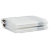 Vidaxl transparentes Planin mit Segelringen 3x12 M Polyethylen