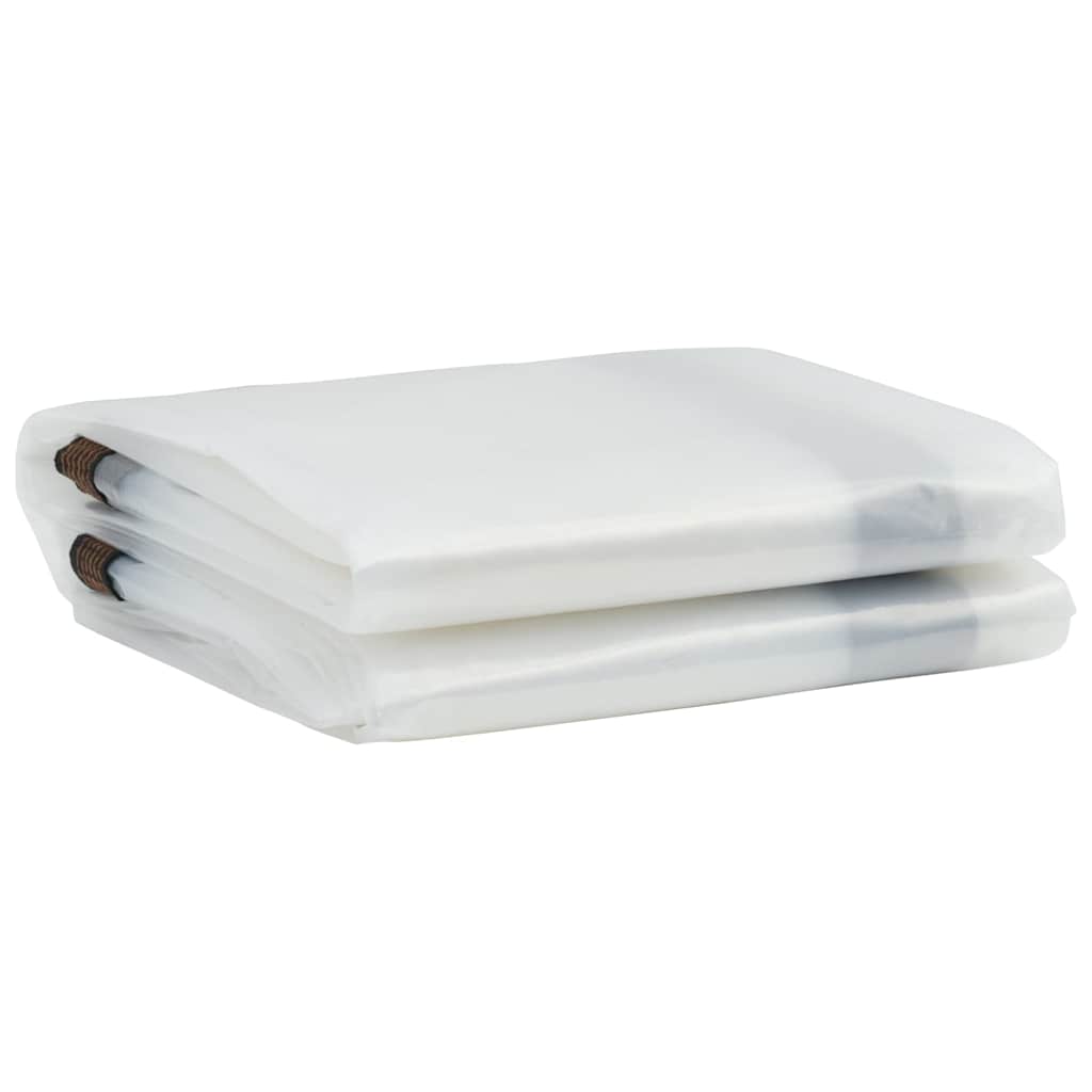 Vidaxl transparentes Planen mit Segelringen 5x5 m Polyethylen