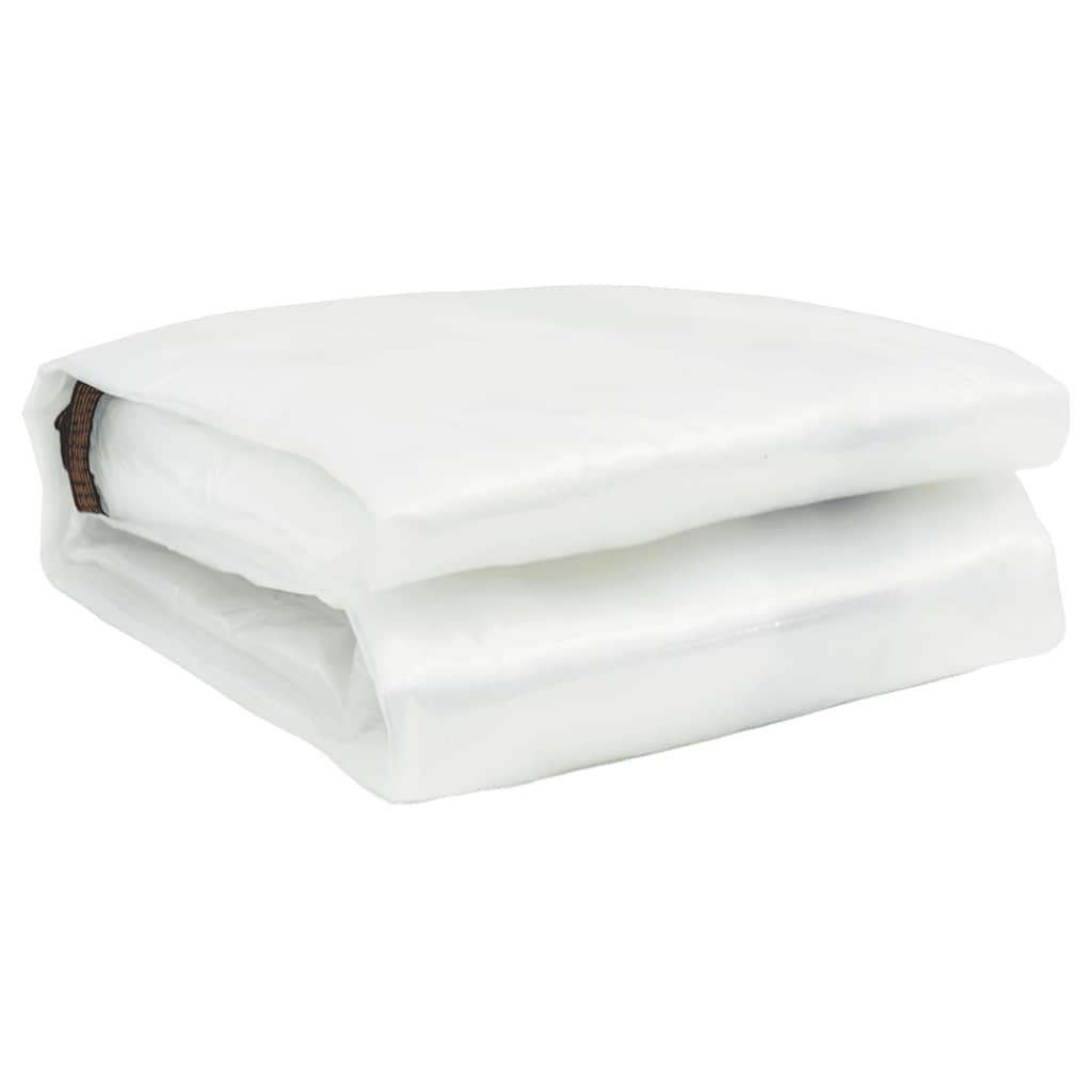 Vidaxl transparentes Tarkaulin mit Segelringen 6x12 m Polyethylen
