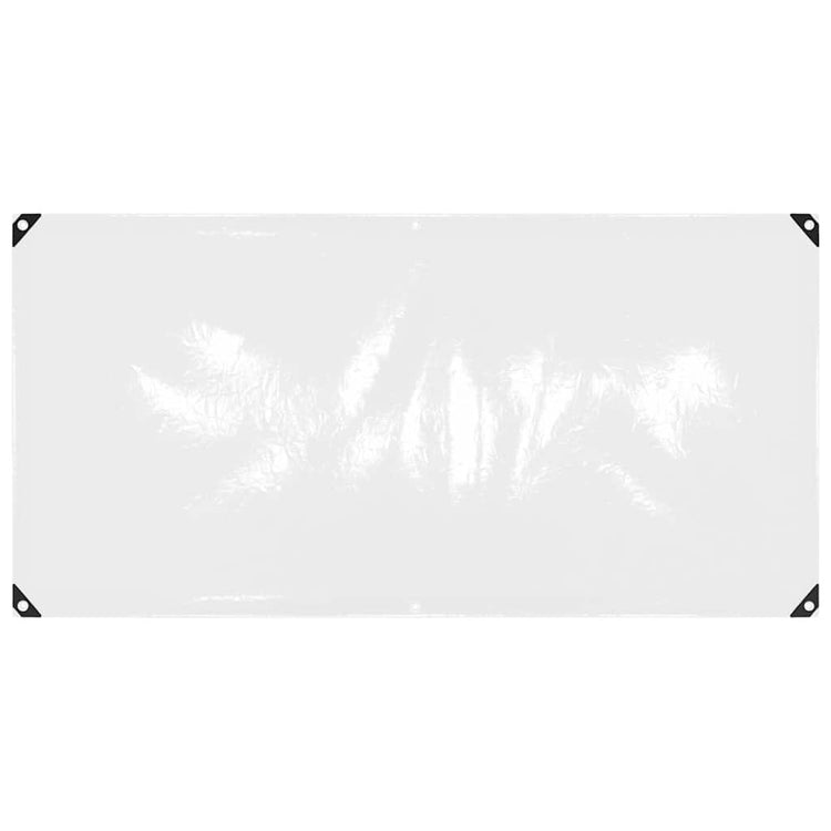 VIDAXL transparente Planen mit Segelringen 1x2 M PVC