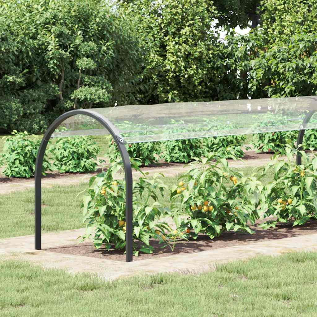 Vidaxl transparente Planen mit Segelringen 1x6 M PVC