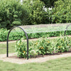 VIDAXL transparente Planen mit Segelringen 1x10 m PVC