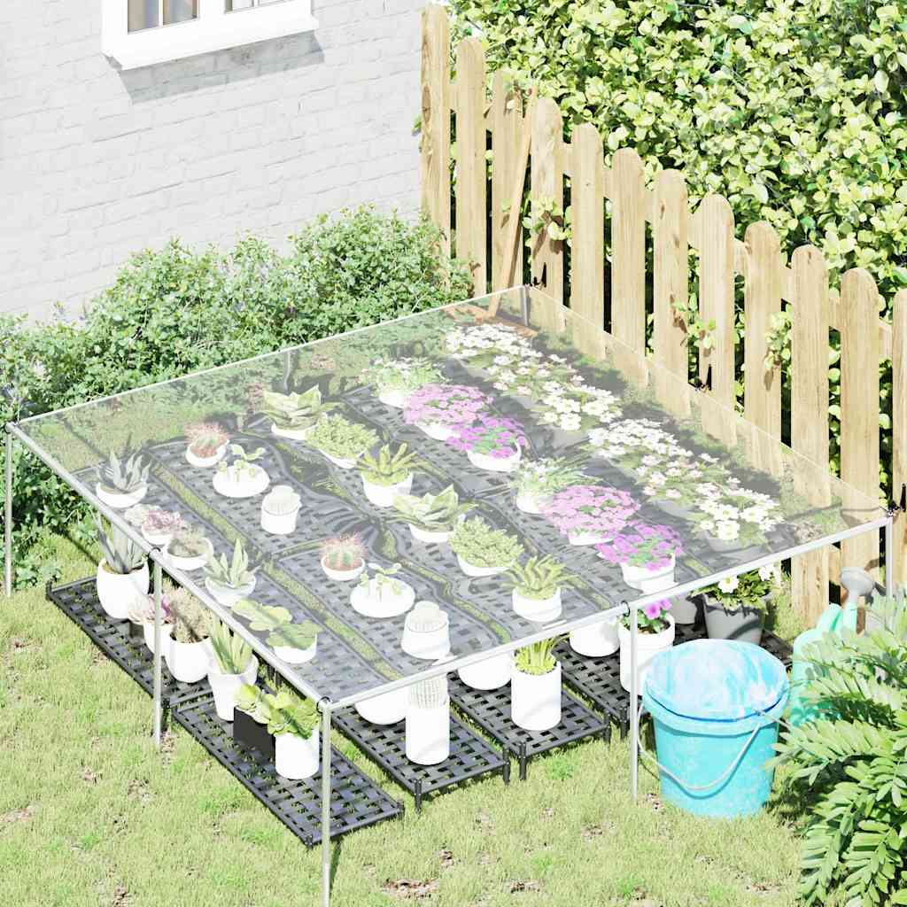 VIDAXL transparente Planen mit Segelringen 2x2 M PVC