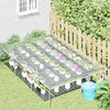 VIDAXL transparente Planen mit Segelringen 2x3 M PVC
