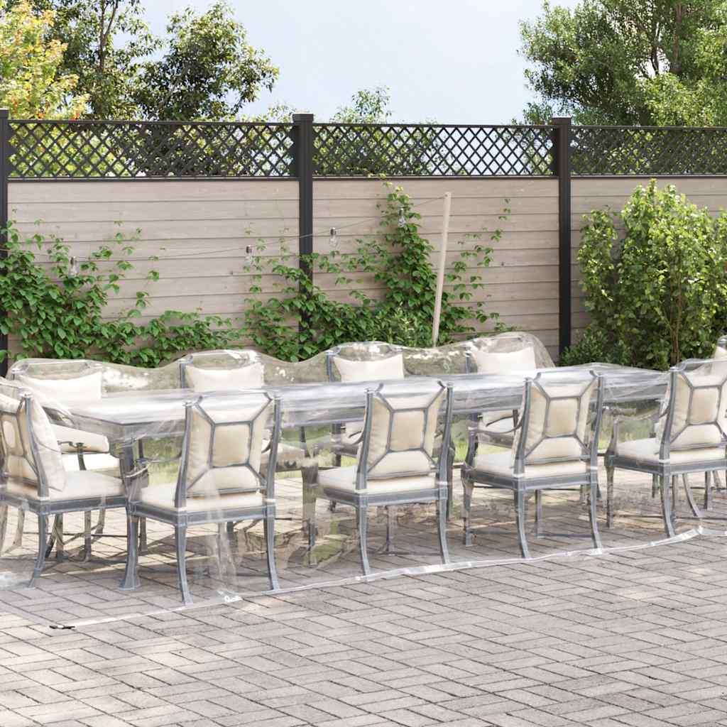 VIDAXL transparente Planen mit Segelringen 3x6 M PVC