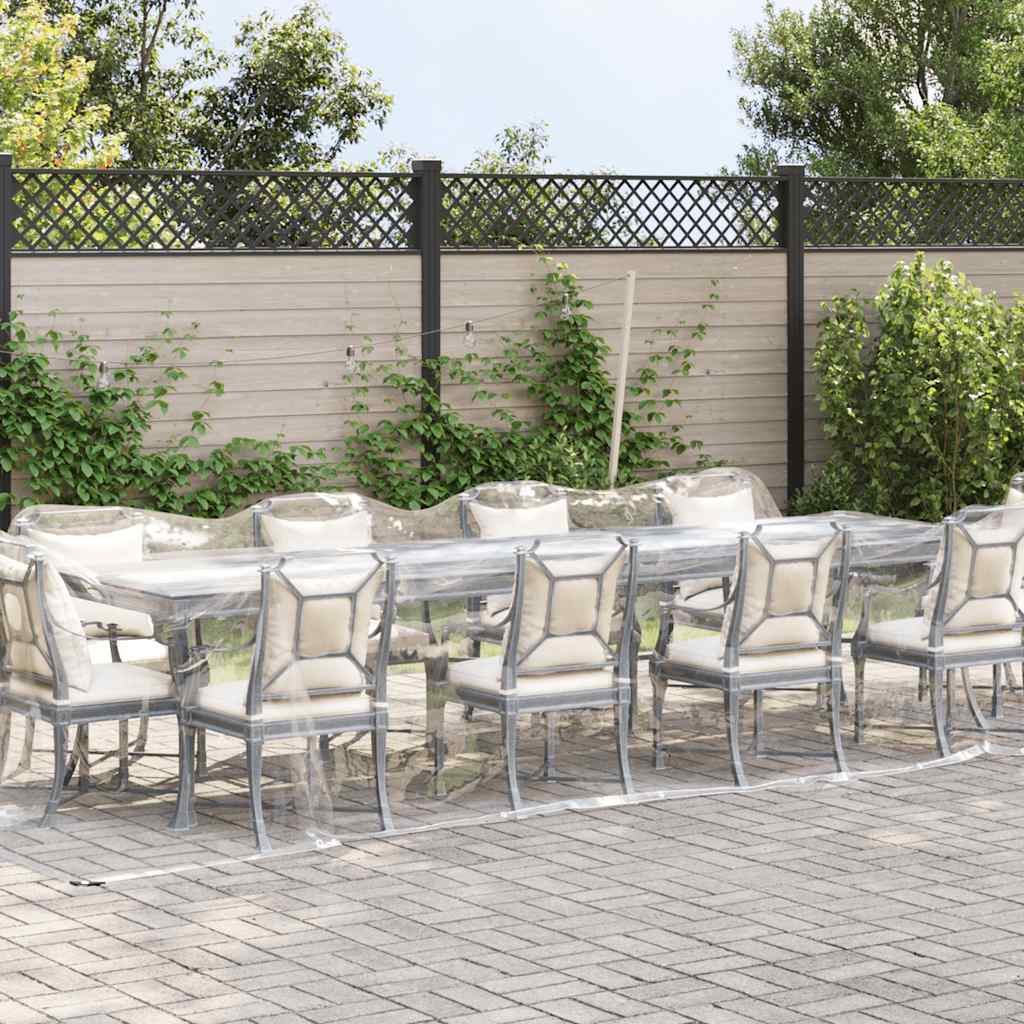 VIDAXL transparente Planen mit Segelringen 3x10 m PVC