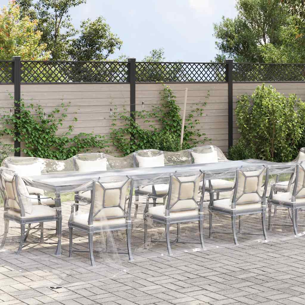 Vidaxl transparente Planen mit Segelringen 4x8 m PVC
