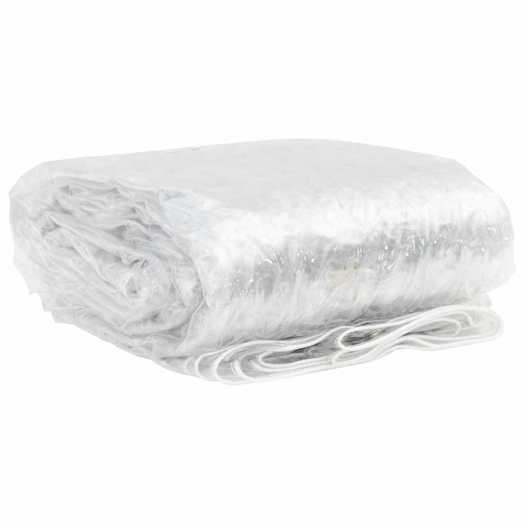 VIDAXL transparente Planen mit Segelringen 4x12 M PVC