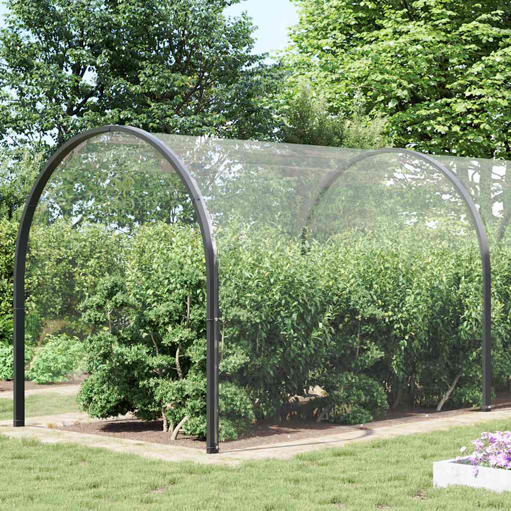 VIDAXL transparente Planen mit Segelringen 5x12 M PVC
