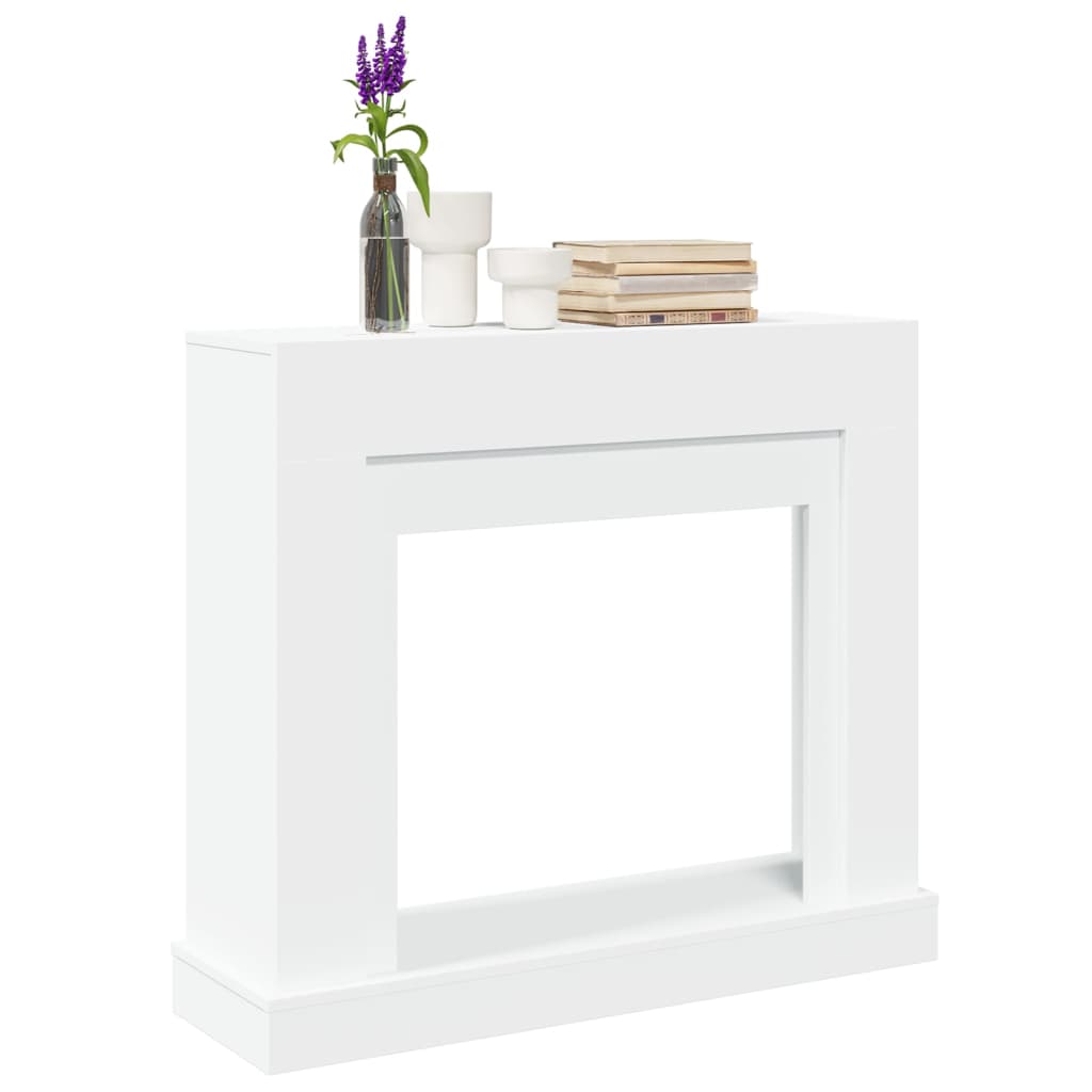 Vidaxx Kaminverkleidung 100x30x87,5 cm Holzwerkstoff weiß