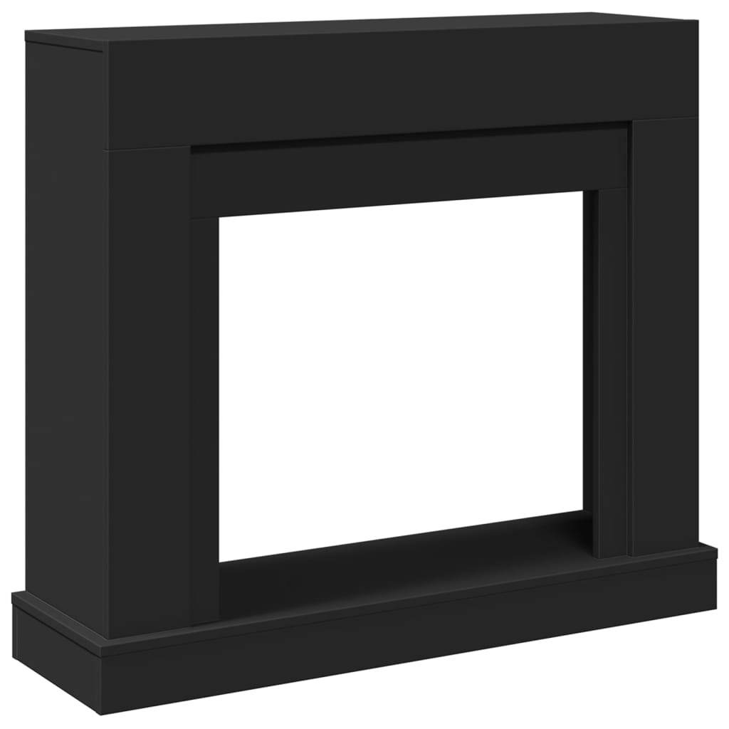 Vidaxx Kaminverkleidung 100x30x87,5 cm verarbeitetes Holz schwarz