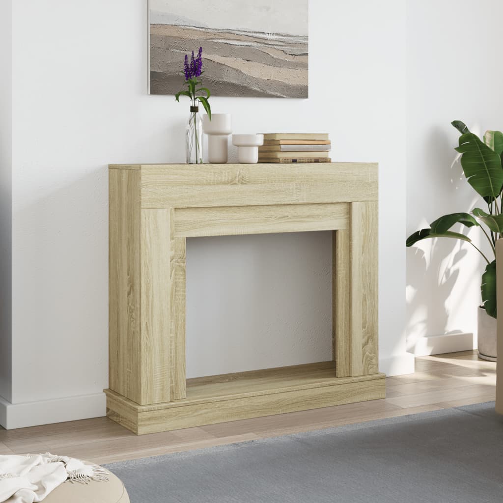 Vidaxx Kaminverkleidung 100x30x87,5 cm Holzwerkstoff Sonoma-Eiche-farbig