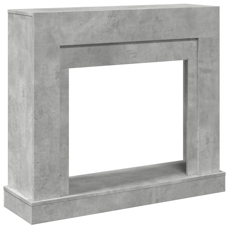Vidaxx Kaminverkleidung 100x30x87,5 cm Holzwerkstoff Betongrau