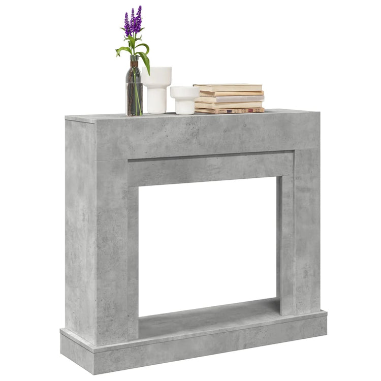 Vidaxx Kaminverkleidung 100x30x87,5 cm Holzwerkstoff Betongrau