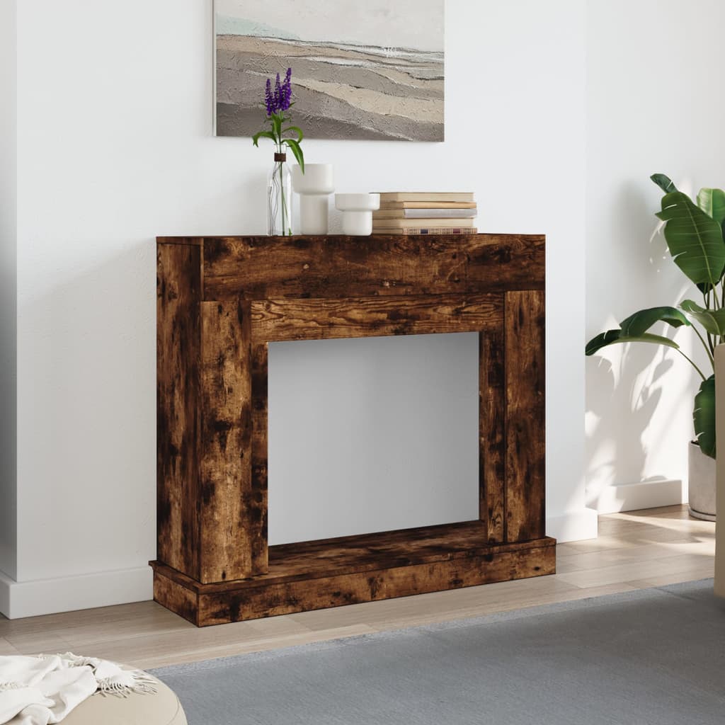 Vidaxx Kaminverkleidung 100x30x87,5 cm verarbeitetes Holz, Räuchereiche