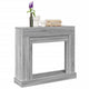 VidaXL-Kaminverkleidung 100 x 30 x 87,5 cm, Holzwerkstoff, Farbe Sonoma-Eiche, Grau