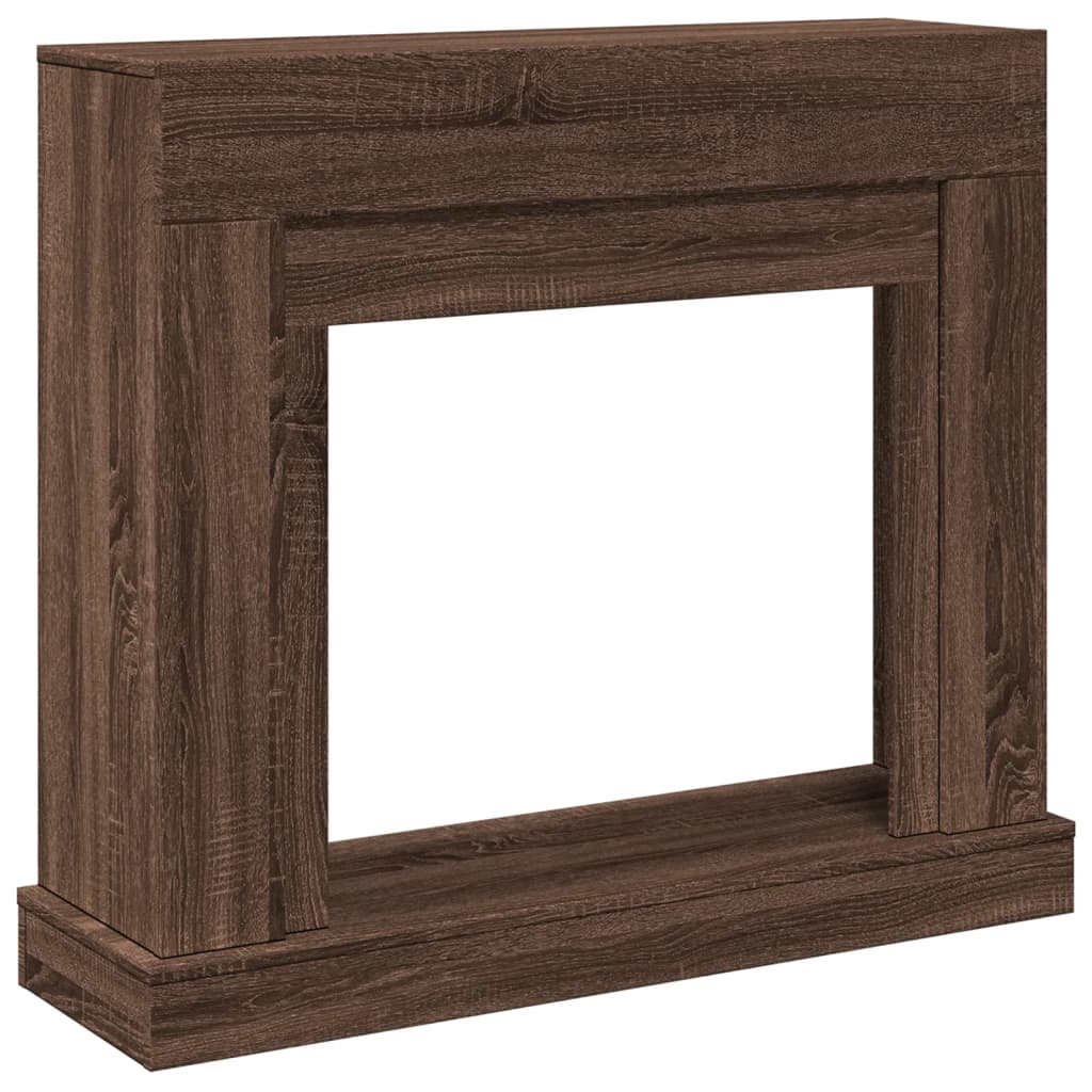 Vidaxx Kaminverkleidung 100 x 30 x 87,5 cm, Holzwerkstoff, braune Eiche