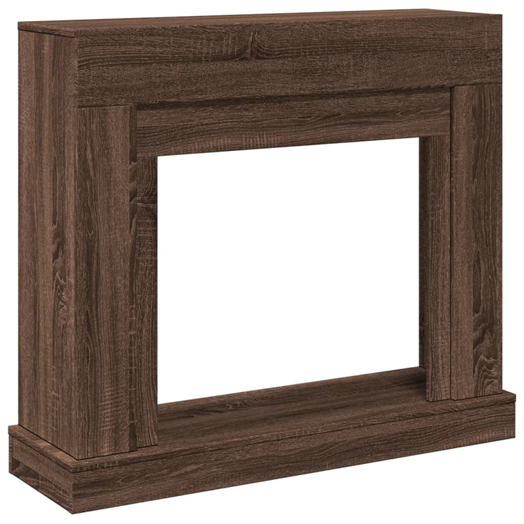 Vidaxx Kaminverkleidung 100 x 30 x 87,5 cm, Holzwerkstoff, braune Eiche