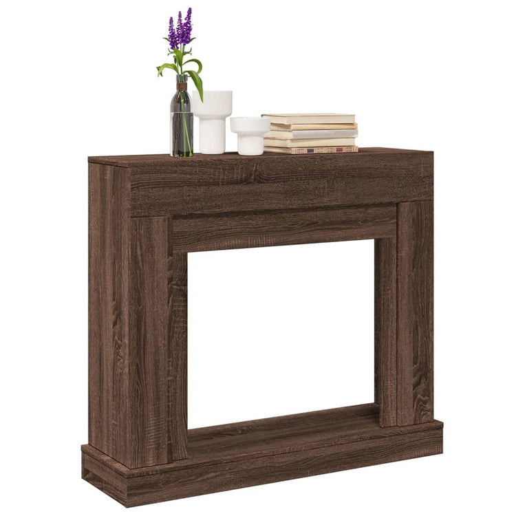 Vidaxx Kaminverkleidung 100 x 30 x 87,5 cm, Holzwerkstoff, braune Eiche